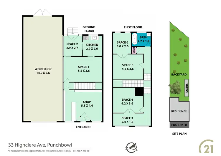 Floorplan of Homely other listing, 33 Highclere Avenue, Punchbowl NSW 2196