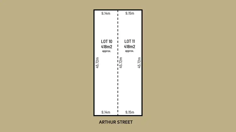 Floorplan of Homely land listing, 6 and 6A Arthur Street, Seacliff Park SA 5049