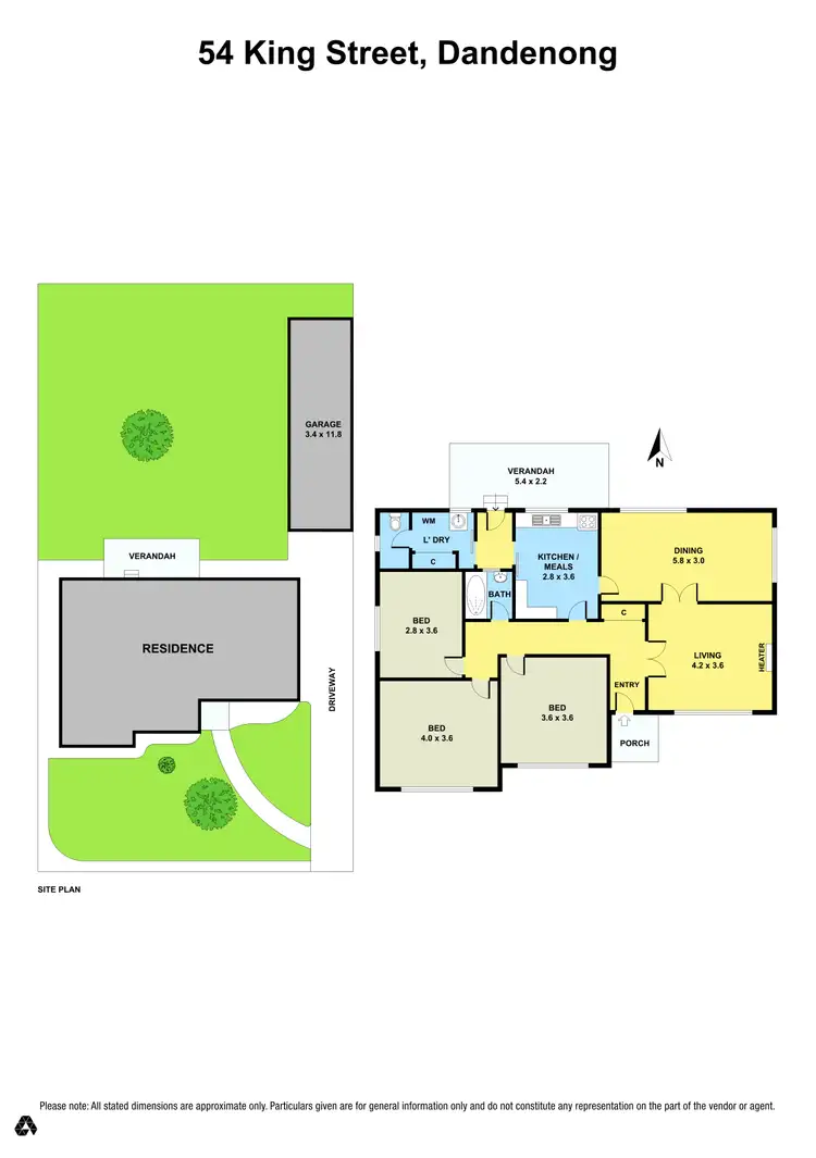 Floorplan of Homely house listing, 54 King Street, Dandenong VIC 3175