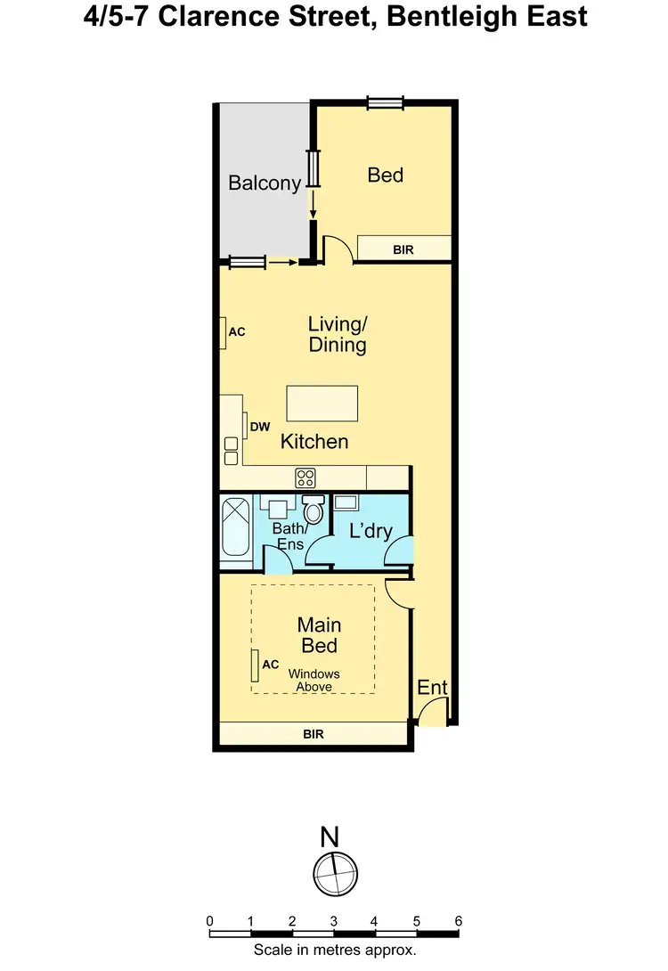 Floorplan of Homely apartment listing, 4/5-7 Clarence Street, Bentleigh East VIC 3165