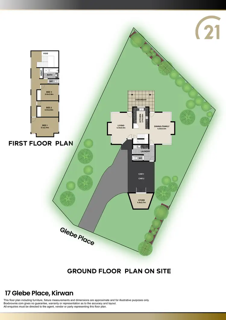 Floorplan of Homely house listing, 17 Glebe Place, Kirwan QLD 4817