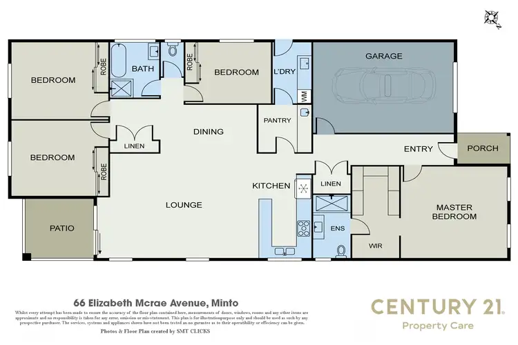 Floorplan of Homely house listing, 66 Elizabeth Mcrae Avenue, Minto NSW 2566