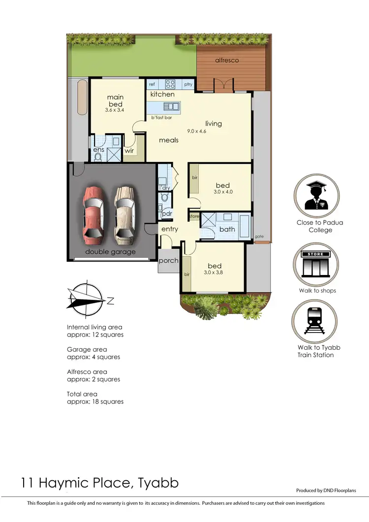 Floorplan of Homely unit listing, 11 Haymic Place, Tyabb VIC 3913