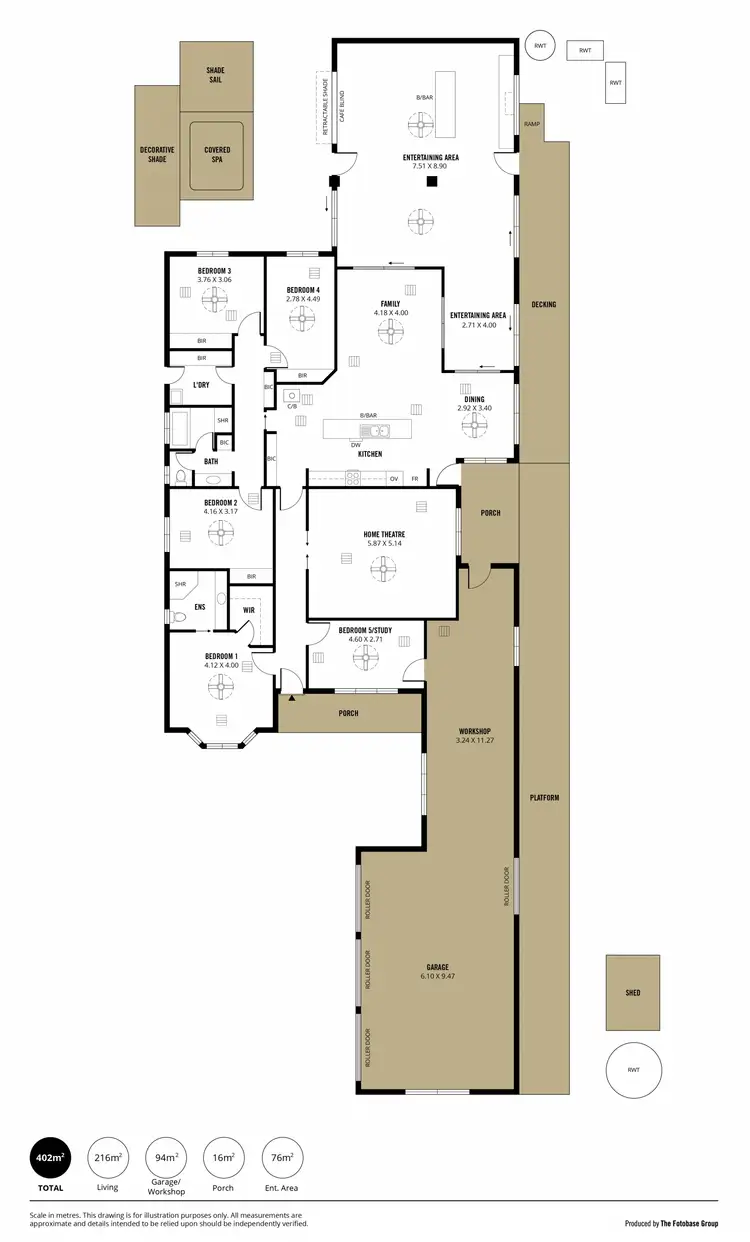 Floorplan of Homely house listing, 18 Sovereign Drive, Woodcroft SA 5162