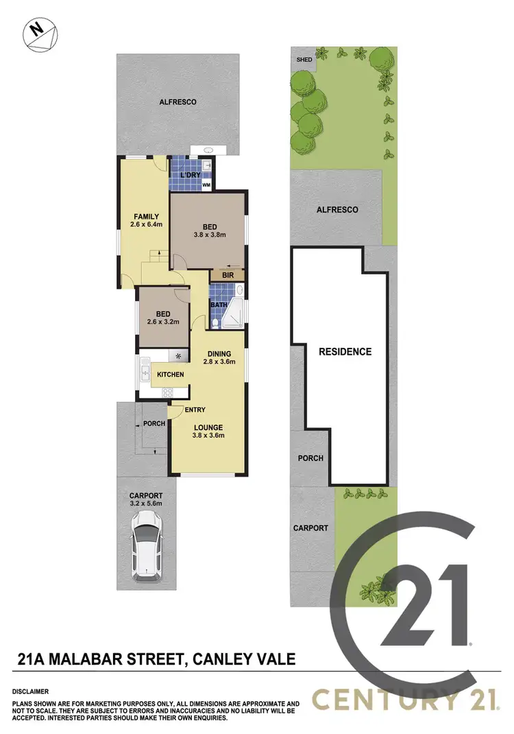 Floorplan of Homely house listing, 21A Malabar Street, Canley Vale NSW 2166