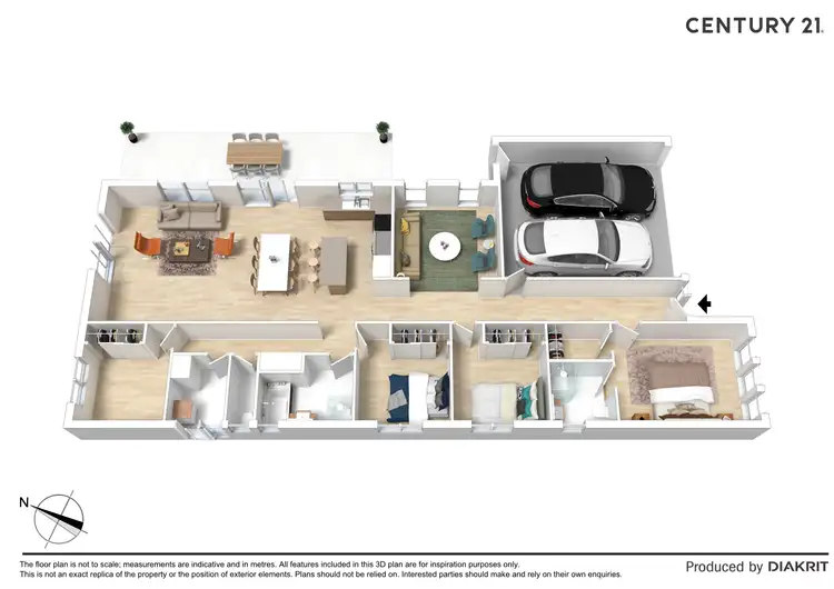 Floorplan of Homely house listing, 5 Hudson Court, Moama NSW 2731