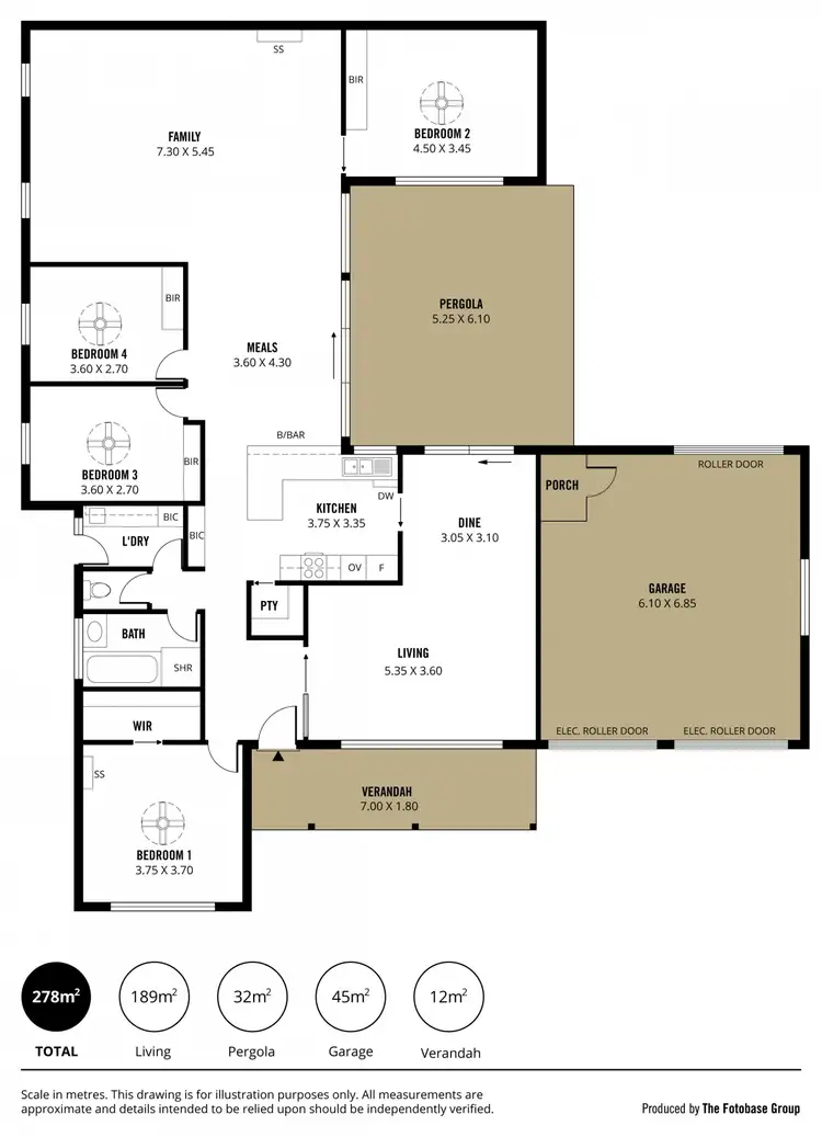 Floorplan of Homely house listing, 10 Fairbrother Drive, Happy Valley SA 5159