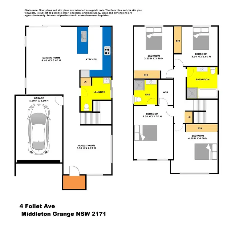 Floorplan of Homely house listing, 4 Follet Avenue, Middleton Grange NSW 2171
