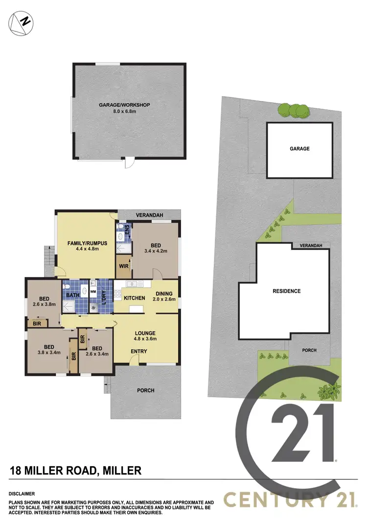 Floorplan of Homely house listing, 18 Miller Road, Miller NSW 2168