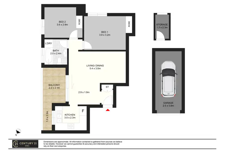 Floorplan of Homely apartment listing, 8/41-43 Fontenoy Road, Macquarie Park NSW 2113