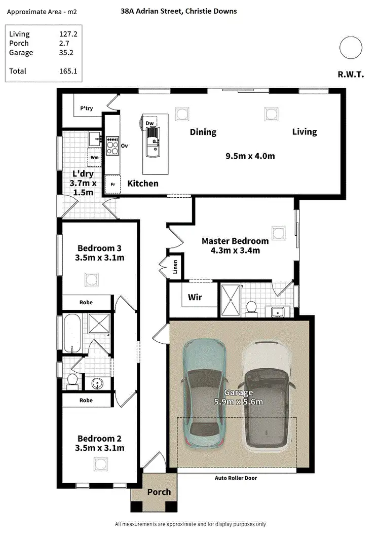 Floorplan of Homely house listing, 38A Adrian Street, Christie Downs SA 5164