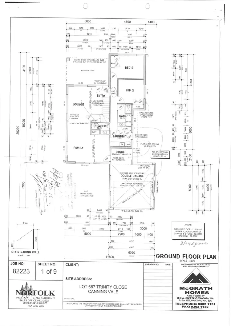 Floorplan of Homely house listing, 18 Trinity Close, Canning Vale WA 6155