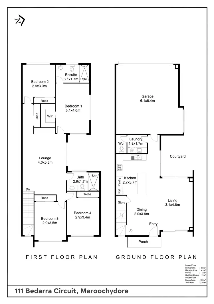Floorplan of Homely house listing, 111 Bedarra Circuit, Maroochydore QLD 4558