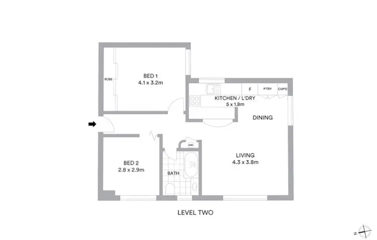Floorplan of Homely apartment listing, 23/11-15 Gilbert Street, Dover Heights NSW 2030