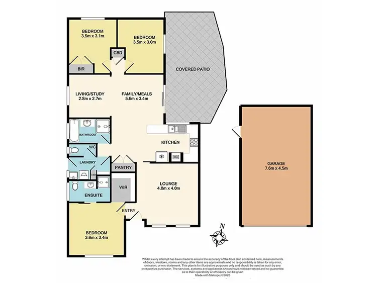 Floorplan of Homely house listing, 2 Ballina Place, Hampton Park VIC 3976