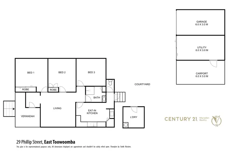 Floorplan of Homely house listing, 29 Phillip Street, East Toowoomba QLD 4350