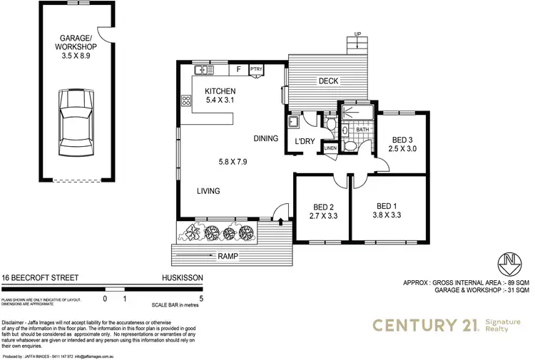Floorplan of Homely house listing, 16 Beecroft Street, Huskisson NSW 2540