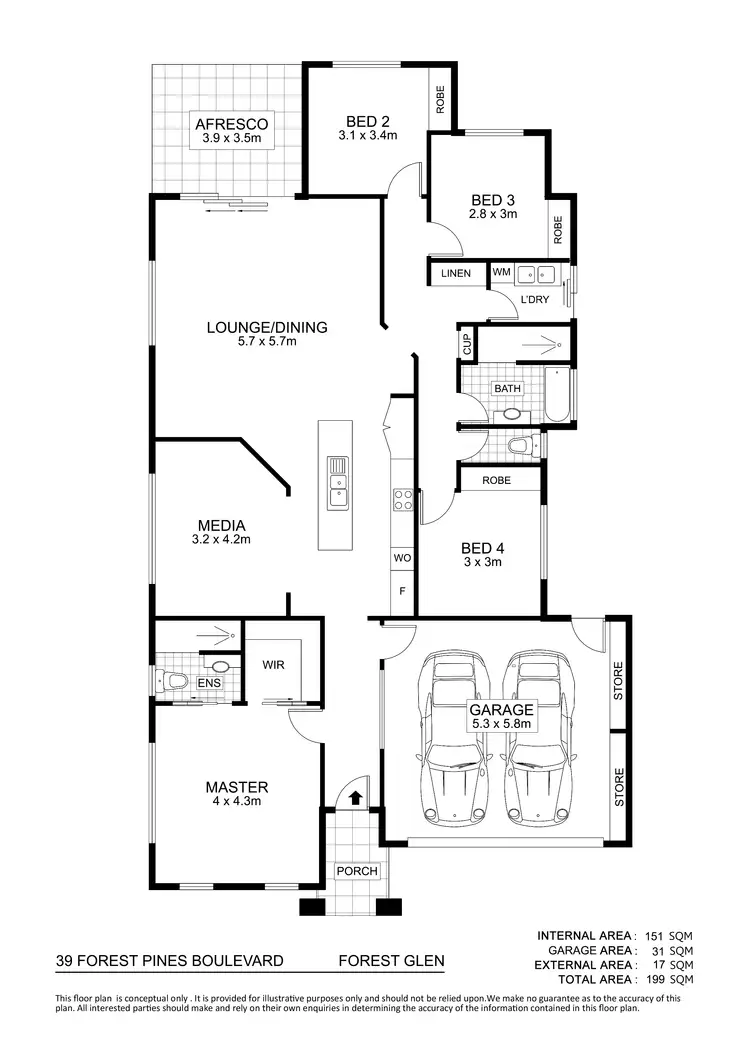 Floorplan of Homely house listing, 39 Forest Pines Boulevard, Forest Glen QLD 4556