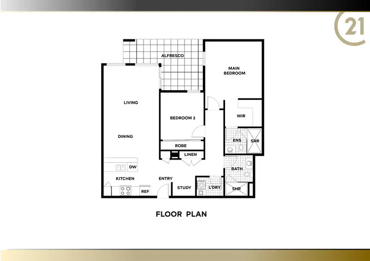 Floorplan of Homely apartment listing, G07/121 Elder Street, Lambton NSW 2299