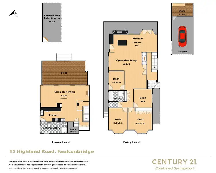 Floorplan of Homely house listing, 15 Highland Rd, Faulconbridge NSW 2776