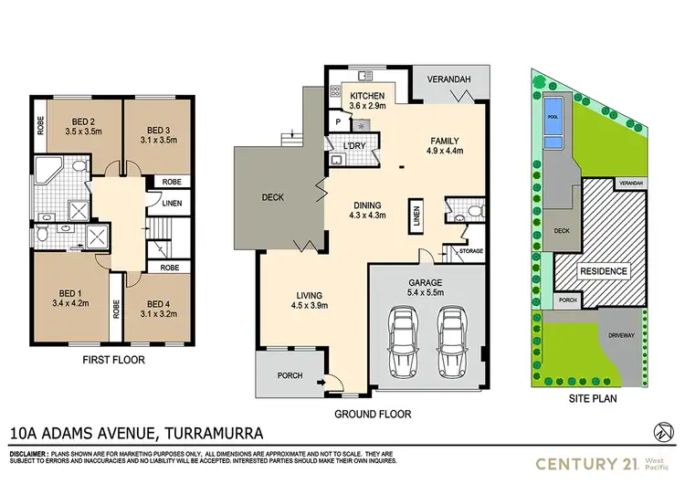 Floorplan of Homely house listing, 10A Adams Ave, Turramurra NSW 2074
