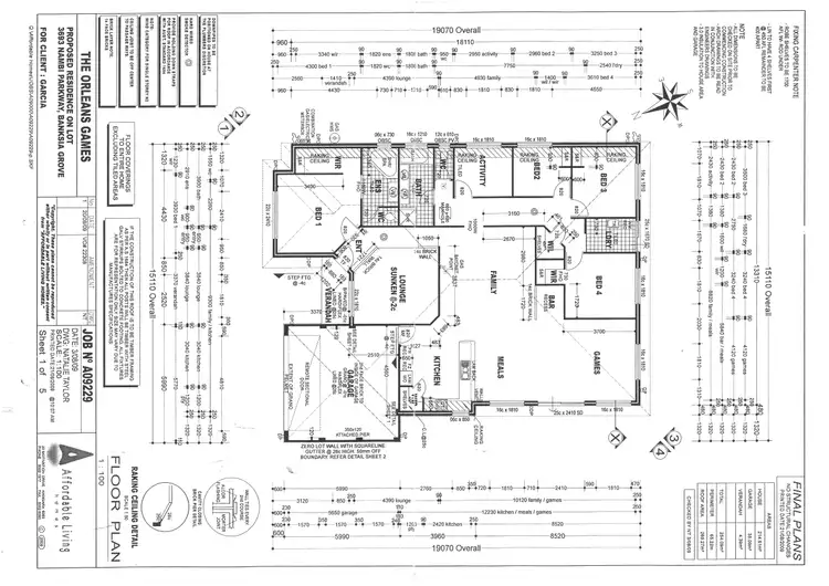 Floorplan of Homely house listing, 38 Nambi Parkway, Banksia Grove WA 6031