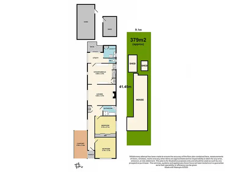 Floorplan of Homely house listing, 33 Thomson Street, Maidstone VIC 3012