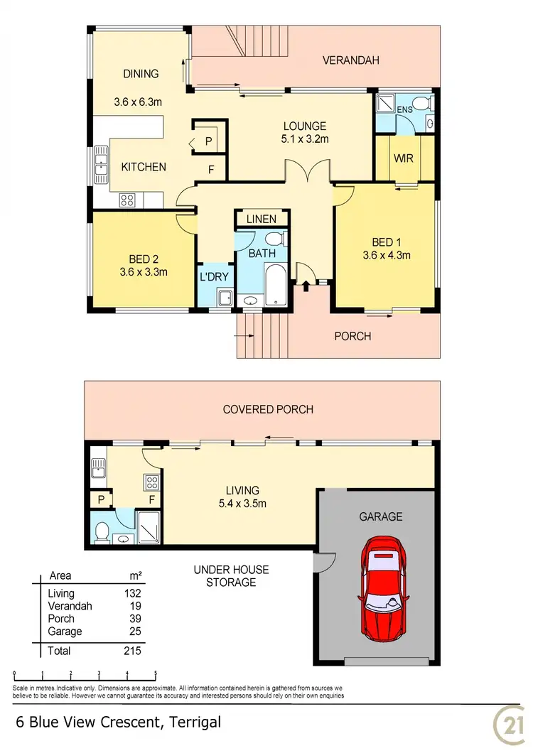 Floorplan of Homely house listing, 6 Blue View Crescent, Terrigal NSW 2260