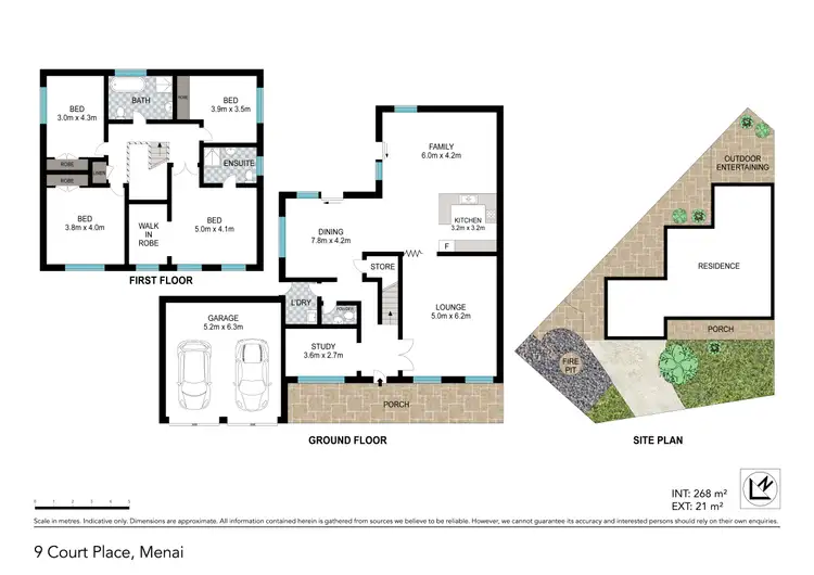 Floorplan of Homely house listing, 9 Court Place, Menai NSW 2234