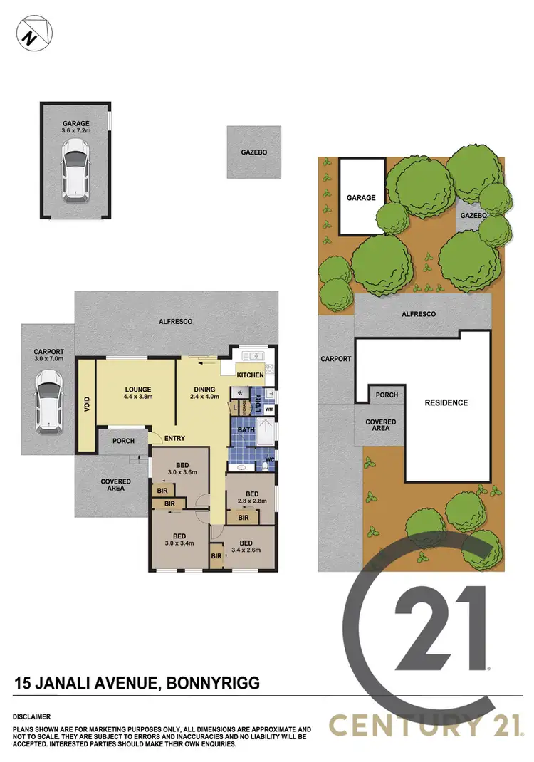 Floorplan of Homely house listing, 15 Janali Avenue, Bonnyrigg NSW 2177