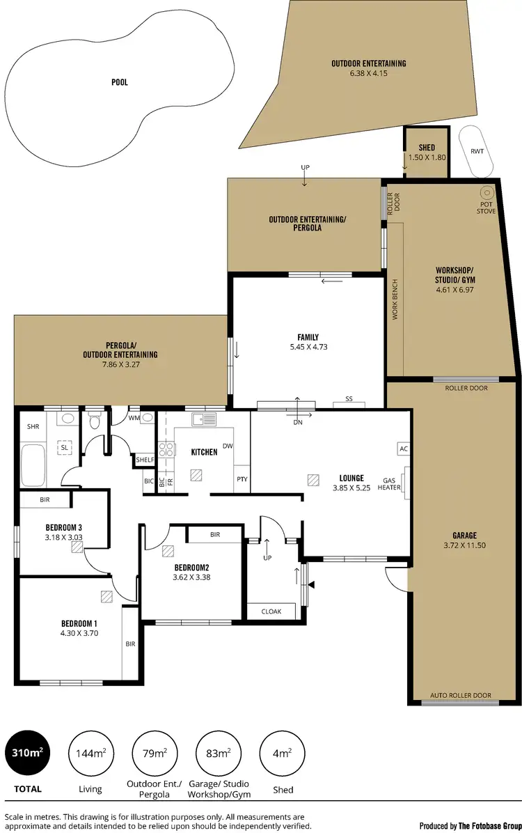 Floorplan of Homely house listing, 4 Marston Drive, Morphett Vale SA 5162