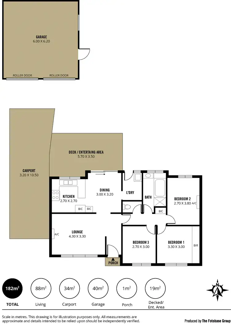 Floorplan of Homely house listing, 13 Acacia Road, Morphett Vale SA 5162
