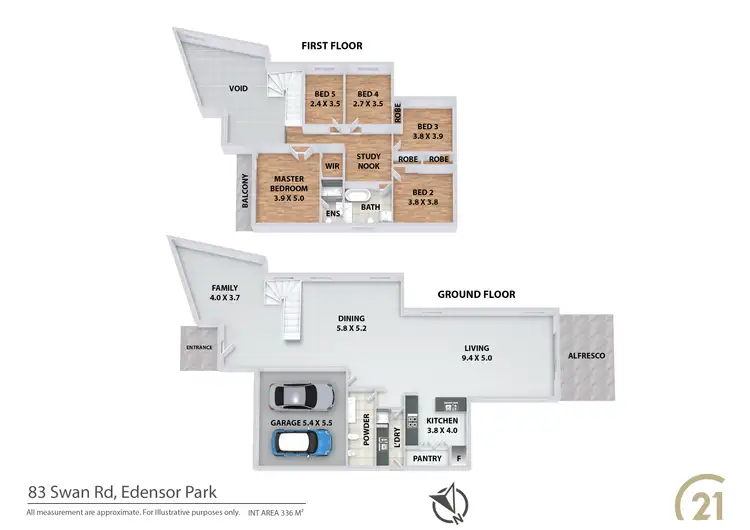 Floorplan of Homely house listing, 83 Swan Road, Edensor Park NSW 2176