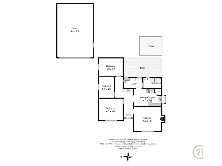 Floorplan of Homely house listing, 64 Ronald Street, Devonport TAS 7310