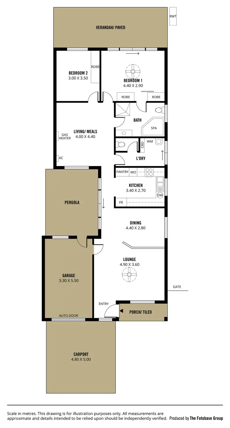 Floorplan of Homely house listing, 16 Idriess Court, Golden Grove SA 5125