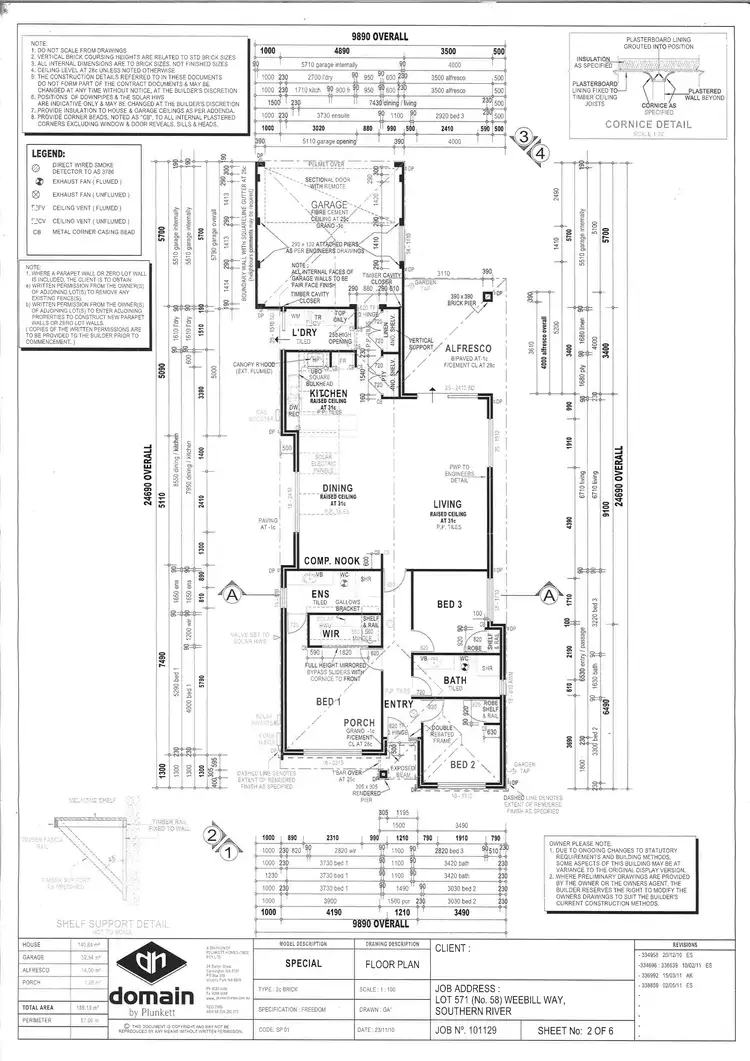 Floorplan of Homely house listing, 26 Weebill Way, Southern River WA 6110