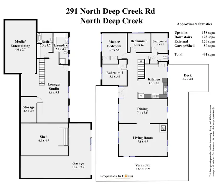 Floorplan of Homely rural property listing, 291 North Deep Creek Road, North Deep Creek QLD 4570