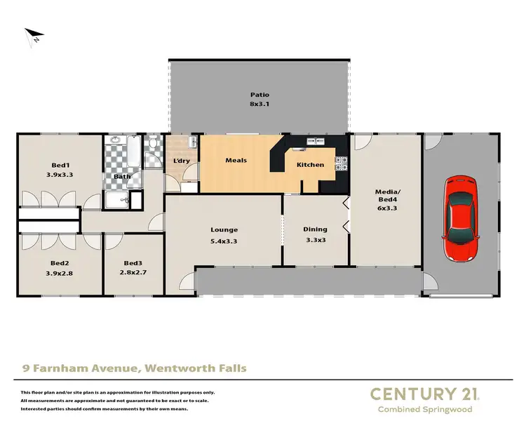 Floorplan of Homely house listing, 9 Farnham Avenue, Wentworth Falls NSW 2782