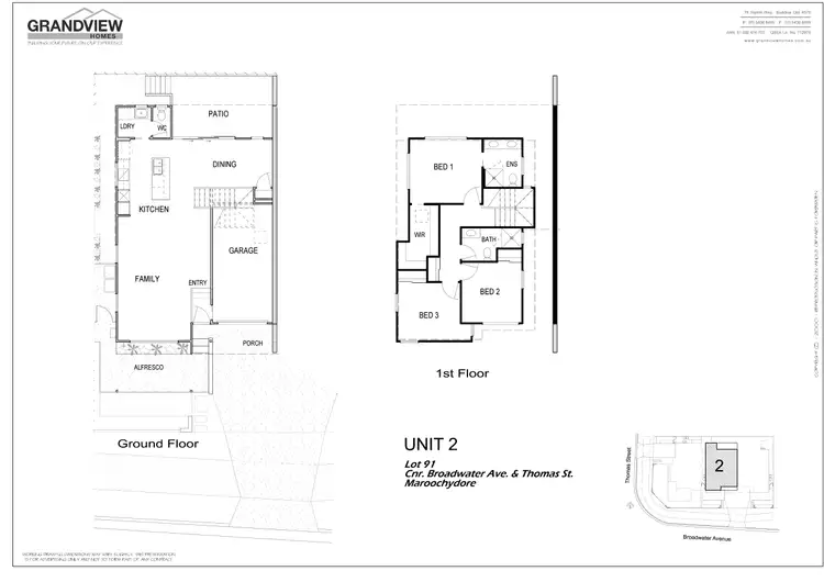 Floorplan of Homely townhouse listing, 2/46 Broadwater Avenue, Maroochydore QLD 4558