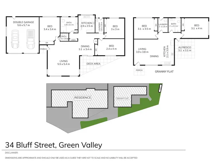 Floorplan of Homely house listing, 34 Bluff Street, Green Valley NSW 2168