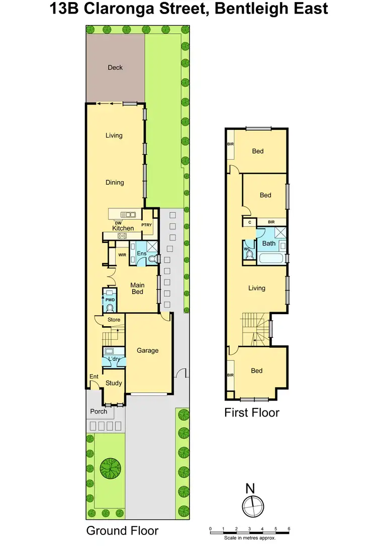 Floorplan of Homely townhouse listing, 13B Claronga Street, Bentleigh East VIC 3165