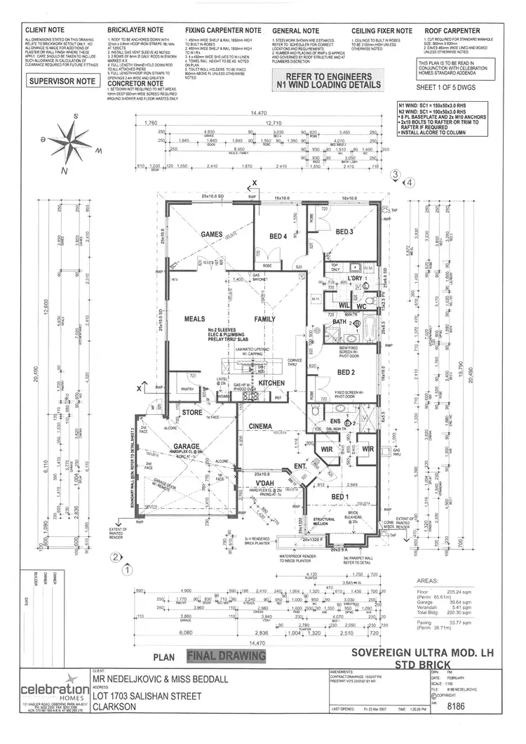 Floorplan of Homely house listing, 6 Salishan Street, Clarkson WA 6030
