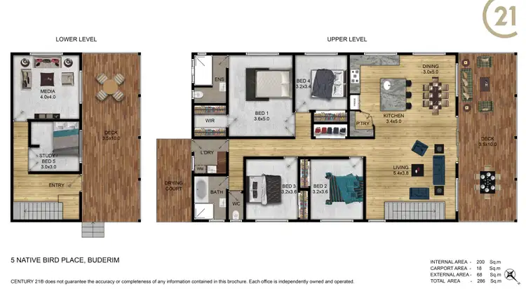 Floorplan of Homely house listing, 5 Native Bird Place, Buderim QLD 4556