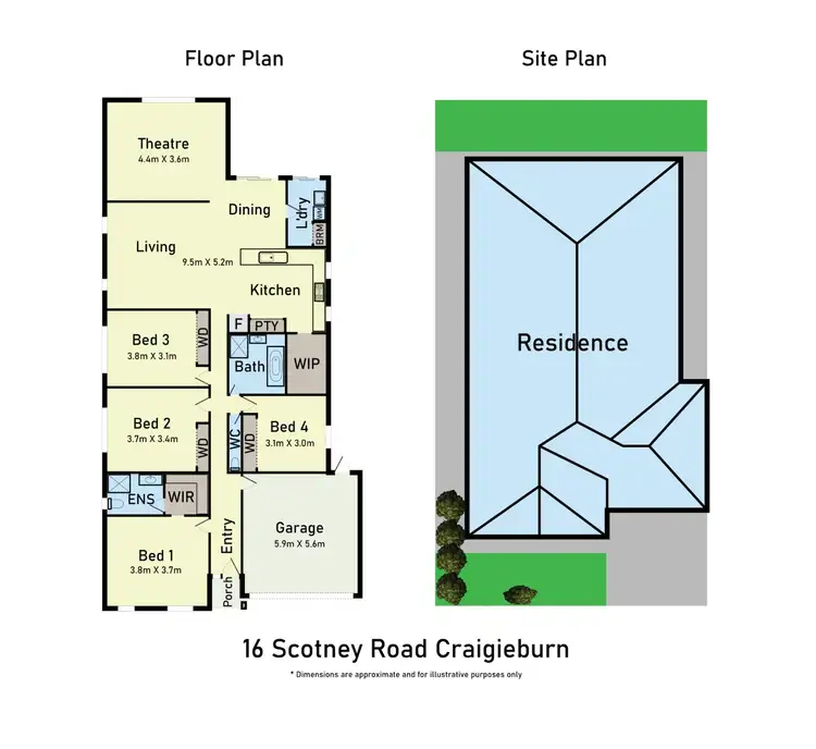 Floorplan of Homely house listing, 16 Scotney Road, Craigieburn VIC 3064