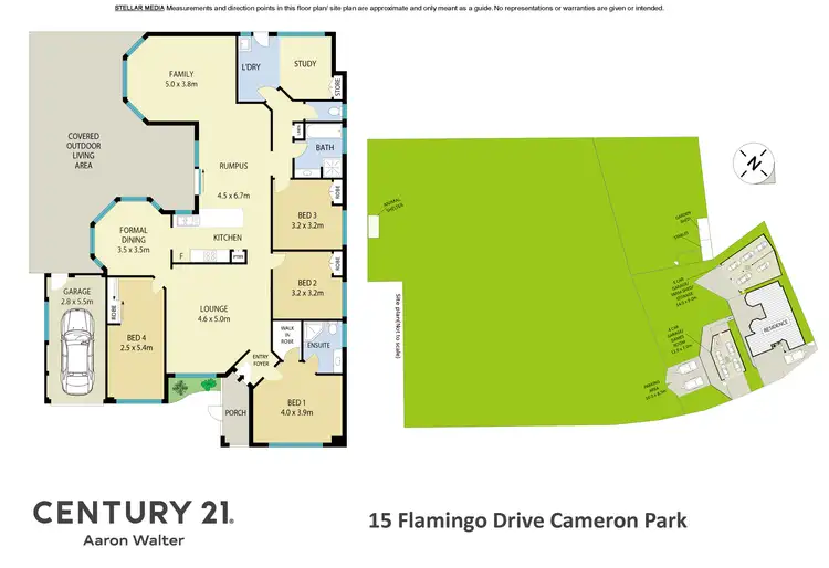 Floorplan of Homely house listing, 15 Flamingo Drive, Cameron Park NSW 2285