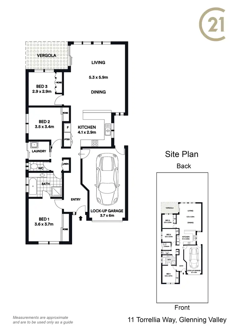 Floorplan of Homely house listing, 11 Torrellia Way, Glenning Valley NSW 2261