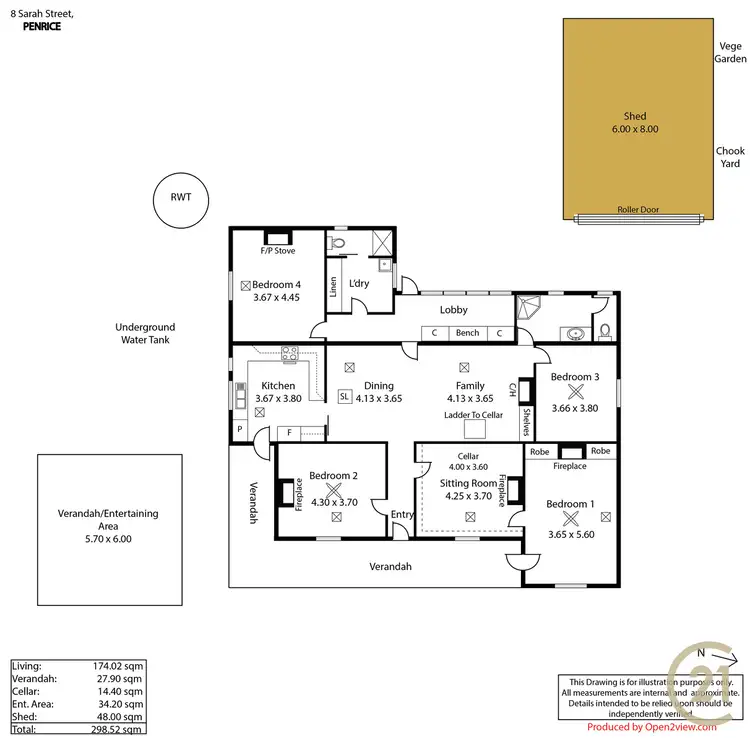 Floorplan of Homely house listing, 6-8 Sarah St, Angaston SA 5353