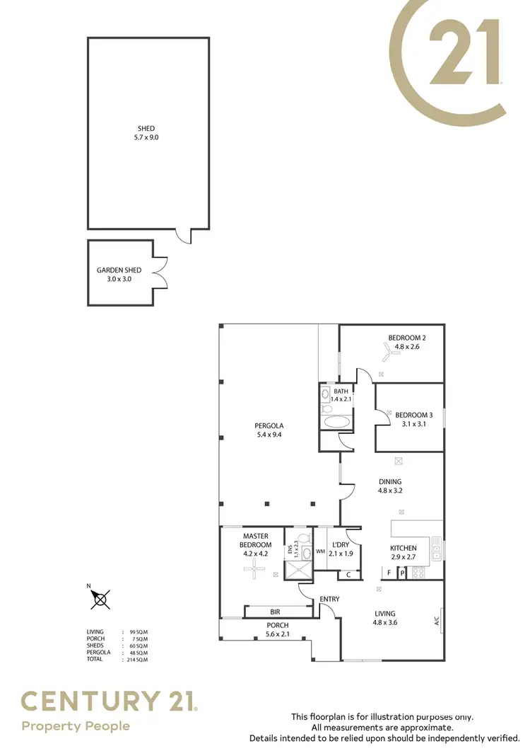 Floorplan of Homely house listing, 2 Farr Court, Para Hills West SA 5096