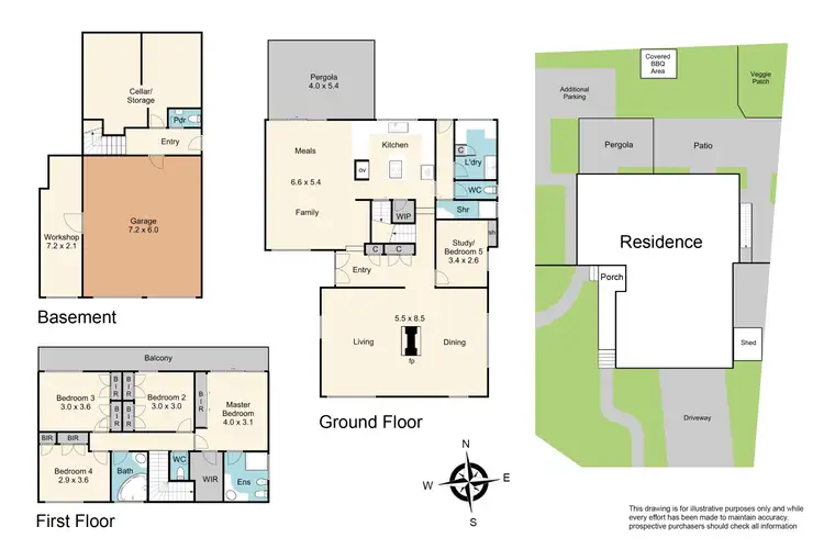 Floorplan of Homely house listing, 23 Christopher Court, Clarinda VIC 3169