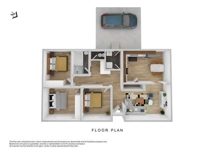Floorplan of Homely house listing, 9 Springfield Court, Devonport TAS 7310
